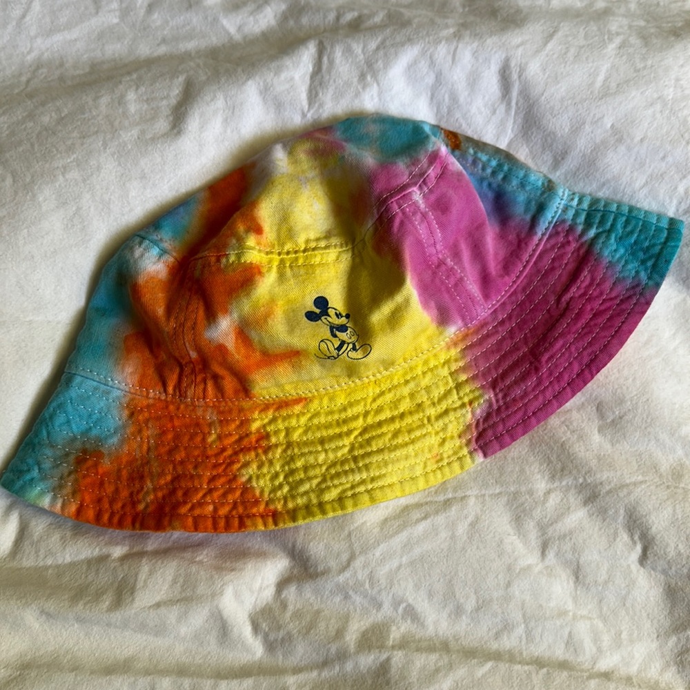 Disney parks Mickey Mouse tie dye bucket hat
